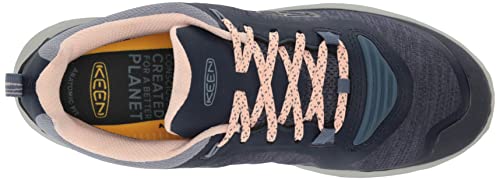 Keen Women's Terradora Flex Low Height Waterproof Hiking Shoes, Vintage Indigo/Peachy, 7.5 #TOP4