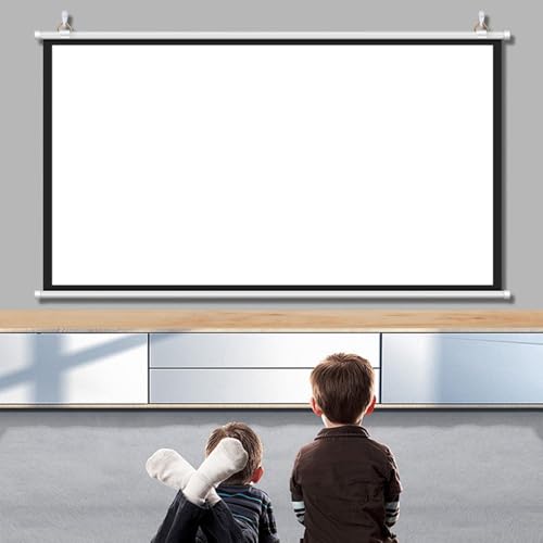 Pantalla manual para proyector 72 pulgadas 16:9 miniatura 1