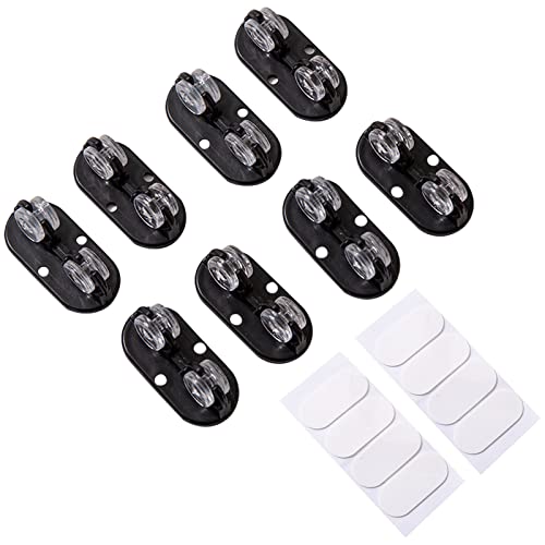 Ruedas giratorias autoadhesivas, ruedas adhesivas para contenedores, mini rueda tipo pasta, ruedas pequeñas no giratorias, para caja de almacenamiento, contenedor de basura, fondo para coche, negro Cover