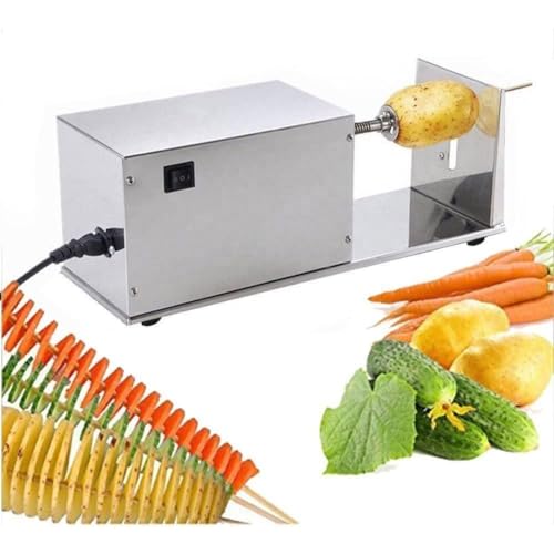 Máquina eléctrica para cortar papas en espiral, 50W