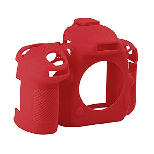 Coque Nikon D500 silicone rouge protection boîtier pour photo voyage et nature
