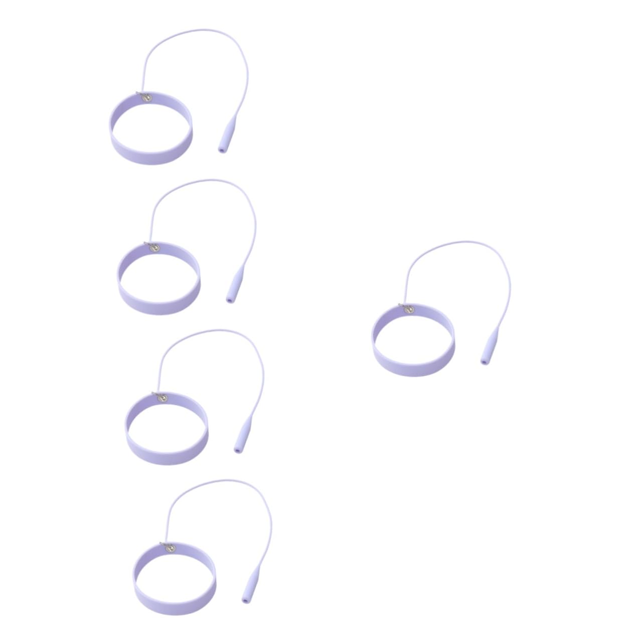 Beaupretty 5 Piezas Pinzas Pulsera De Silicona Soporte De Pinzas Para Extensiones De Pestañas De Pestañas Pulsera Suministro Protector Herramientas De Extensión De as
