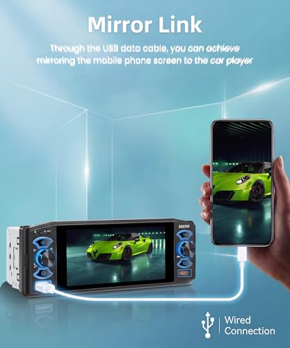Reproductor multimedia para auto Rimoody 5 pulgadas 1 Din miniatura 3