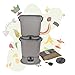 Produktbild NATIV Bokashi Eimer Starter Set | 2 Bokashi Eimer mit Bokashi Ferment | Küchenkomposter für die Herstellung von Bokashi Kompost | Bokashi-Eimer aus recyceltem Plastik