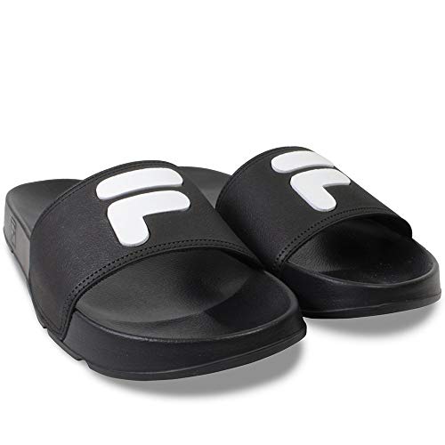 Chinelo F-Slider 2.0, Fila, Feminino, Preto/Branco, 36