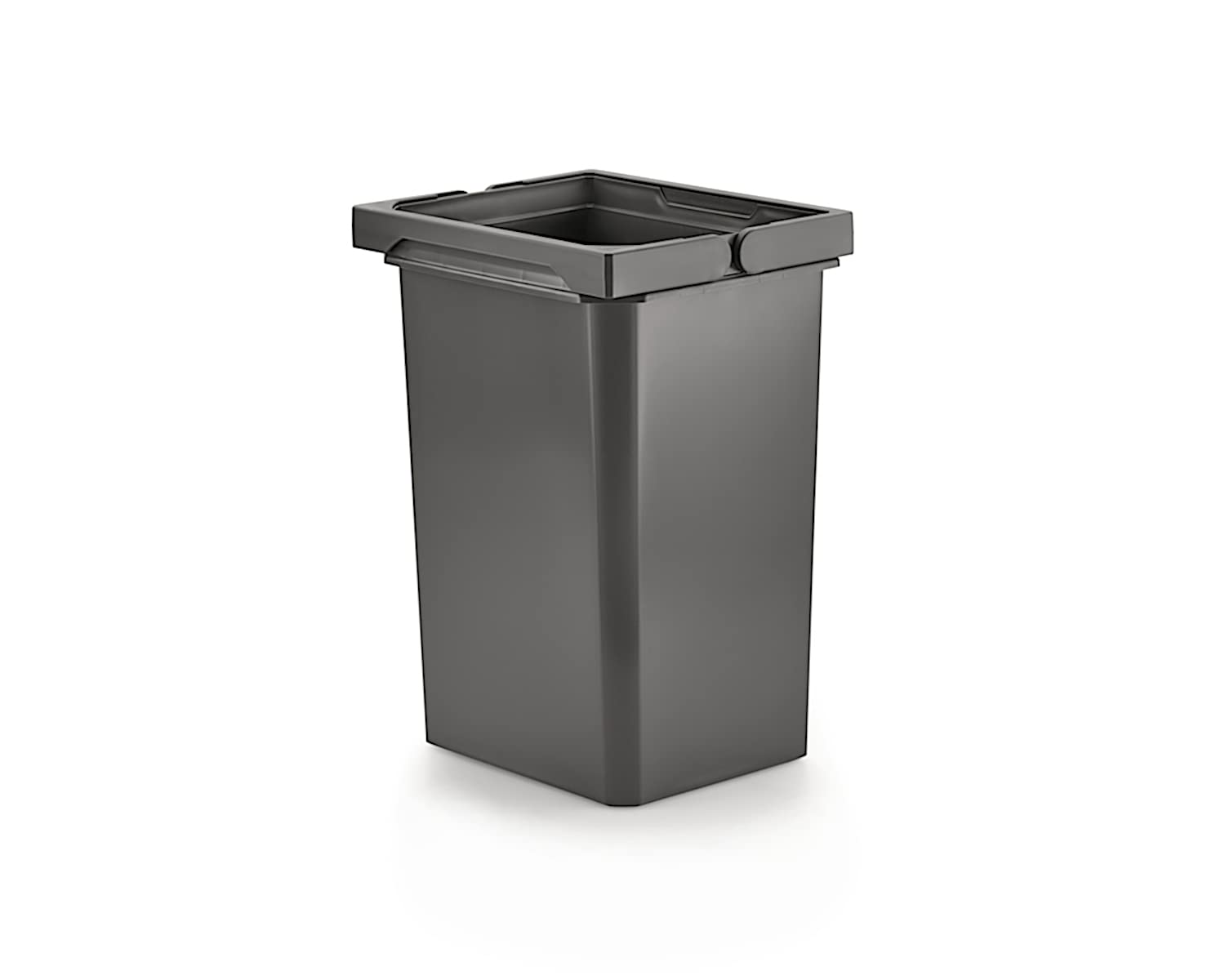 Naber Mülleimer | Modell 8013344 | Volumen 10L | 230 x 191 x 326 mm | Kunststoff Anthrazit
