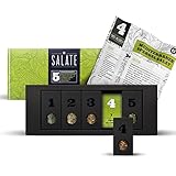 MEIN GENUSS Gewürzset Salate – 5 Salat-Rezepte + 5 Salat-Gewürze & Kräuter - Geschenk-Set für Ernährungsbewusste, Sportler & Genießer – Perfekt für leichte Kost & Rohkost