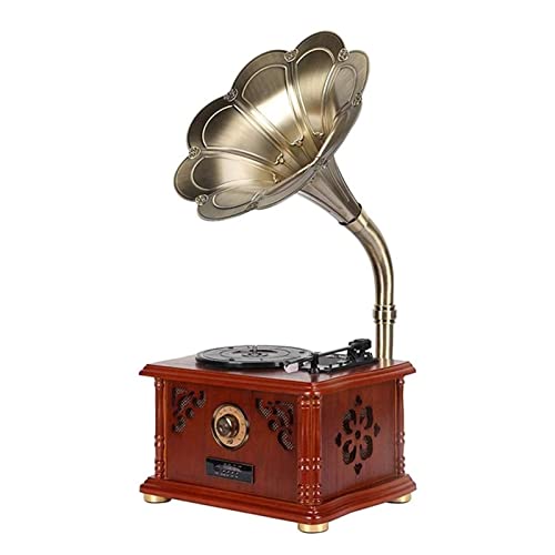 レトロでアンティークな高級感溢れるデザイン♪❤想像を超えた超高音質★蓄音機 41eyQUfmokL.jpg