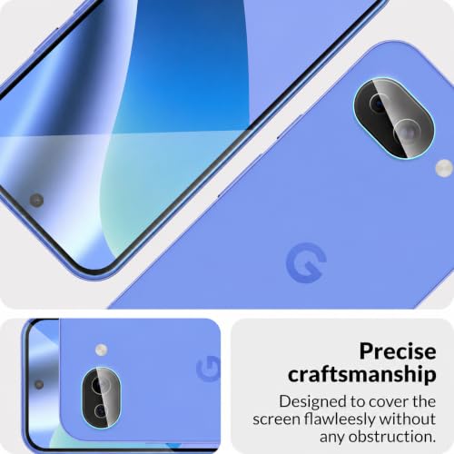Image of FIRST MART Tempered Glass for Google Pixel 10A with Clear Camera Lens Protector & Installation Kit | HD Clear, Edge-to-Edge, Scratch Resistant, Case-Friendly | Pack of 1