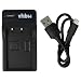 Produktbild vhbw USB Ladegerät kompatibel mit Olympus Pen E-P1, E-P2, E-P3, E-P7, E-PL1, E-PL3, E-PL5 Kamera Camcorder-Akku - Ladeschale, Ladekontrollanzeige