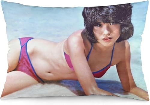 枕カバー 松田聖子(6)女性スター 両面印刷 かわいい ファッション 大人の抱き枕家庭用 四季適用 長い枕 寝具 柔らかい 快適通気40x60cm
