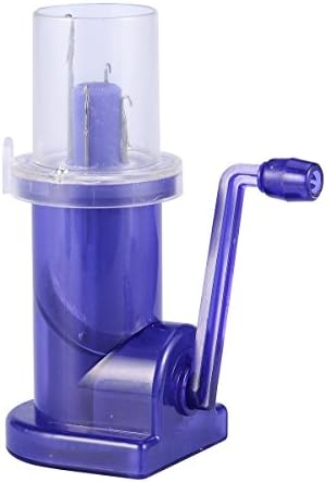 Easy Weaver Knitting Tool, Blue Knitting Sewing Tool, Knitting Mill Machine 5.5 x 3.7inch Hand Hand-Operated Weaver Knitting for DIY Knitting Mini Knitting Machine Spool Knitter, 1pcs
