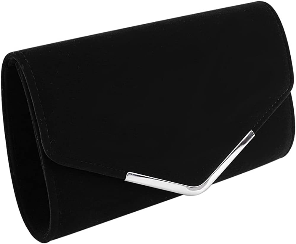 BBjinronjy Large Women Clutch Purse Evening Bag Prom Handbag With Detachable Chain for Wedding Velvet Elegant - Image 3