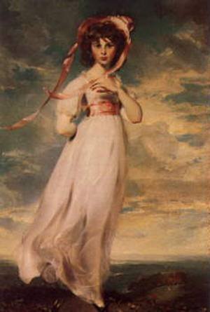 Peinture à l'huile d'art Sir Thomas Lawrence, reproduction de prestige Pinkie