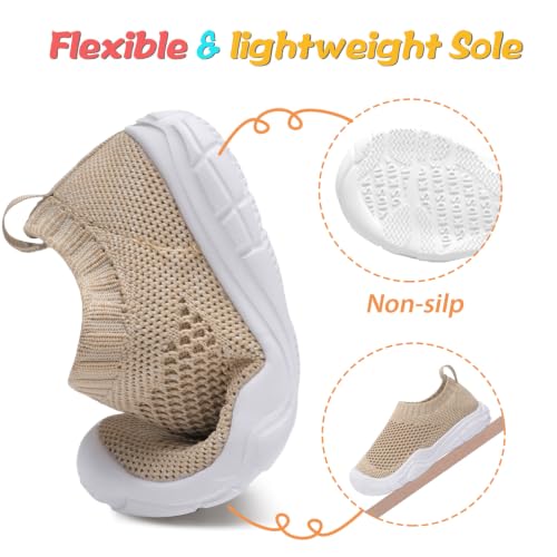 Image of JOINFREE Toddler Boys Girls Sneaker Slip On Shoes Kids Lightweight Breathable Walking Shoes