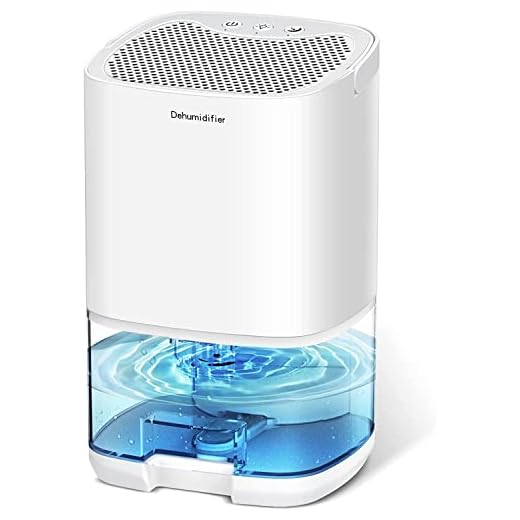 LAOVER Deshumidificador Electrico, 1000ML Deshumidificador para el Hogar, Deshumidificador Pequeño para Dormitorio Baño Armario, Apagado Automático 7 Colores Luz Dos Modos de Trabajo Ultra Silencioso