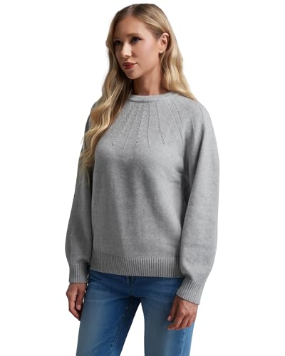 COSSEN Womens Fall Sweaters Casual Long Sleeve Crewneck Soft Knit Pullover Sweaters Top3