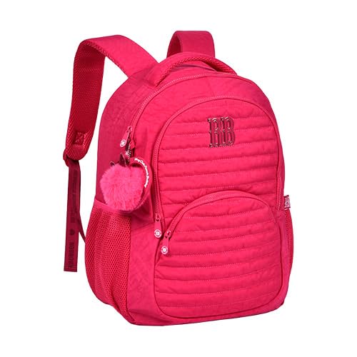 Mochila de Costas 17 Rebecca Bonbon Crinkle Rosa - Clio Style