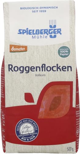 Spielberger Bio Roggenflocken, demeter (6 x 500 gr)