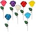 Fruidles Charming Roses Lollipops, Large Lollipop Sucker, Mixed Fruit Flavor, Individually Wrapped, 34g (Pack of 3)