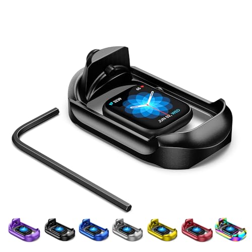 unniu Gˊ,Lˊ0Cˊ Kˊ Aluminum Watch Frame Mount Cover for 19 (G e n5) (Black)