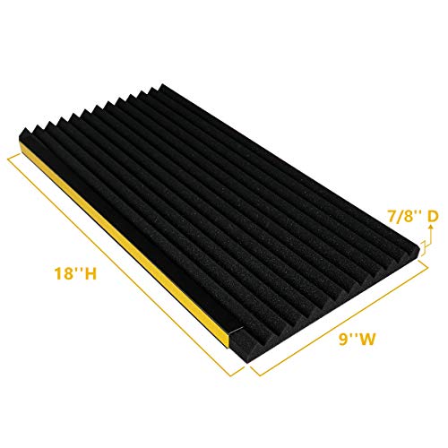 LBG Products Window Air Conditioner Foam Insulation Panels, AC Side Insulating Panel Kit, 18in High x 9in Wide x 7/8in Thick