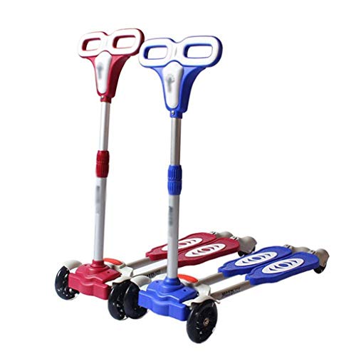 Sznwj Ygqtbc Scooters Self Balancing Children's Fro Four Wheels Pair Of Scissors Skateboard Male And Female Feet On Double Pedal (Color : B) #TOP4