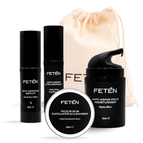 Coffret cadeau soin visage homme FETEN pour une routine matinale parfaite