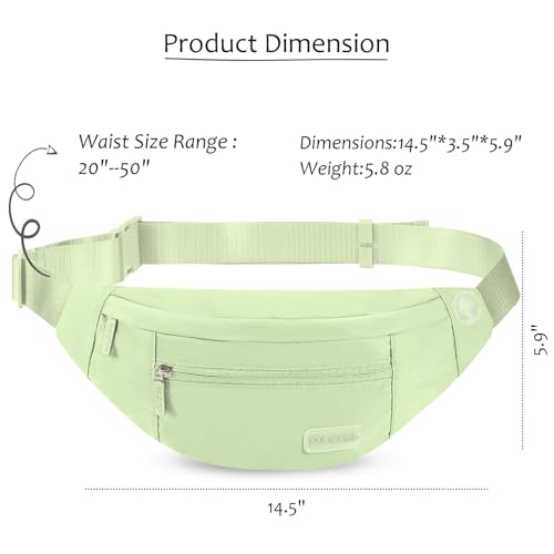 Image of MAXTOP Fanny Pack for Women Men Fashion Crossbody Bag Belt Bag with Adjustable Strap Travel Essentials Gifts for Sports Festival Workout Traveling Running Casual