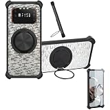 Kinetijy Custodia per Iiif150 Air1 Ultra Case Phone Cover Custodia [ con 9H HD Vetro Temperato][Supporto ad Anello a 360°, Magnetico] CX-21-HEI