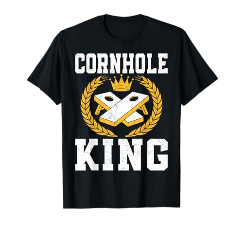 Cornhole King - Funny Cornhole Player Gifts T-Shirt