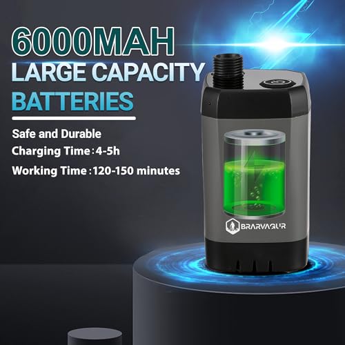 Upgrade-Outdoor-Portable-Camping-Shower-6000mAh-Rechargeable-Electric-Shower-Pump-with-Multifunctional-Handheld-Filter-Shower-Head-Suitable-for-Rinsing-Hiking-RV-Travel-Beach-Vacations