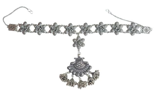 Elegant Oxidized Matha Patti - Traditional Indian Head Jewelry, Intricate Design, Ideal for Weddings & Cultural Events, Versatile & Timeless, Handcrafted Beauty (B0CR16JC5K) Amazon Price History, Amazon Price Tracker