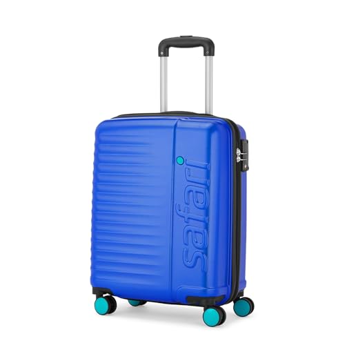 Image of Safari Ignite 8 Wheels 71 Cms Medium Cabin Trolley Bag Hard Case Polycarbonate 360 Degree Wheeling System, Trolley Bags Suitcase for Travel, Midnight Blue