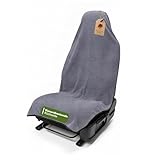Kamboh® - Universal Autositzschoner für Vordersitze Baumwolle (grau...