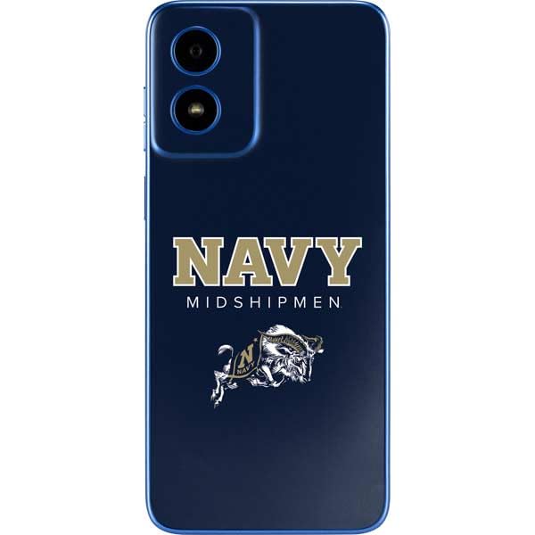 Skinit Decal Phone Skin Compatible with Moto G Play 4G - Officially Licensed United States Naval Academy Midshipmen Design
