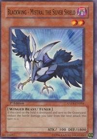Yu-Gi-Oh! - Blackwing - Mistral The Silver Shield (ANPR-EN004) - Profecía antigua - Edición ilimitada - Común