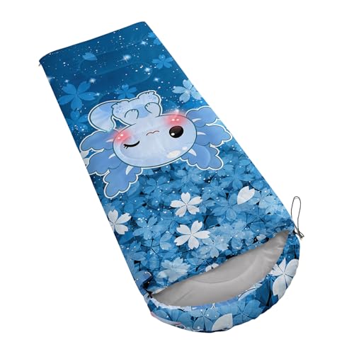 Image of QOOMO Ball Flower Camping Sleeping Bags,3 Season Warm & Cool Weather,Lightweight,Waterproof Sleeping Bags for Adults & Kids,Traveling,and Outdoors,Camping Gear Equipment