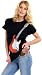 Produktbild infactory Equalizer T Shirt: Hightech-Musik-LED-T-Shirt mit 6-saitiger E-Gitarre, Gr. S (Leuchtendes T-Shirt, Disco- & Party-Leuchtshirts, Fasching)