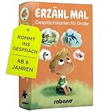 Erzählkarten für Kinder - 150 kindgerechte Fragen I Geschenk zur Stärkung der Eltern-Kind-Beziehung & für mehr Achtsamkeit I Lernspiel & Geschenk für Mädchen und Junge I Spiele ab 6,7, 8, 9 Jahre