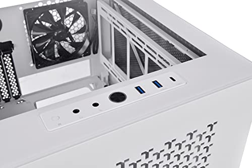 Boitier Cube Micro ATX Thermaltake Divider 200 TG Air avec Panneaux vitrés (Blanc)