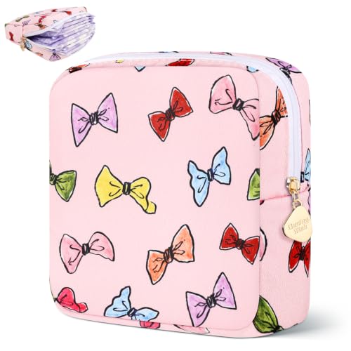 Image of Period Bag for Women, Polyester Sanitary Napkin Storage Bag