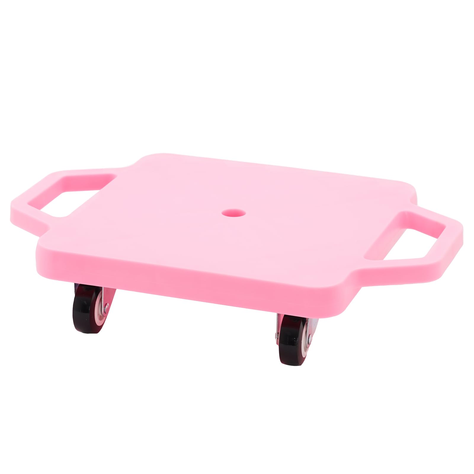 Ark miido Kids Sitting Scooter Board with Handles Swivel Casters Square Plastic Floor Surfer for Gym Class Children Physical Education Home Use