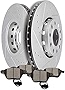 SCITOO Brake Kit Front Brake Rotors and Ceramic Brake Pads fit for 99-04 for Audi A4,99-04 for Audi A4 Quattro,98-01 for Audi A6,98-01 for Audi A6 Quattro,99-05 for Volkswagen for Passat