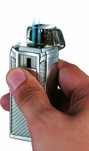 Encendedor Visol Yozora Triple Antorcha Fibra Carbono miniatura 2