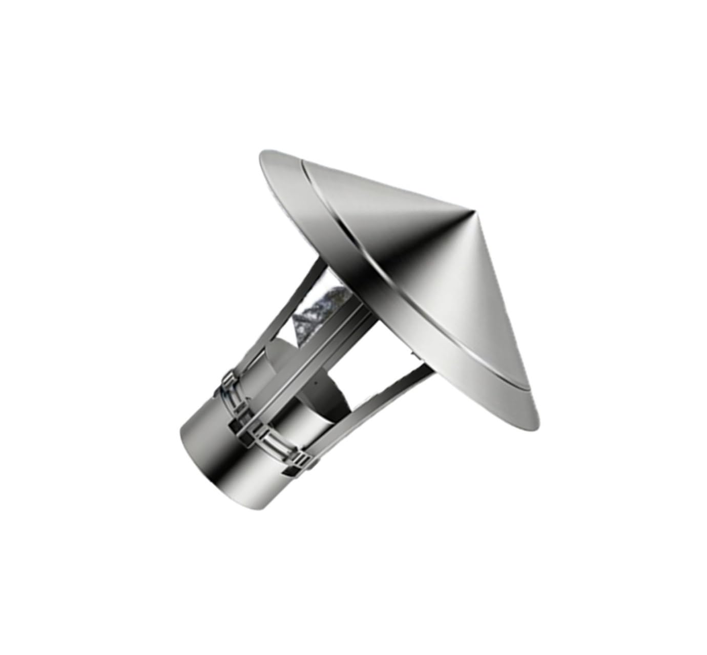 Shiketong One Color 201 Stainless Steel Adjustable Chimney Cap(1.9 Inch)