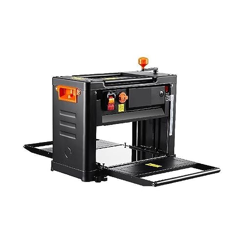 Electric Thickness Planer Benchtop 13inch Wood Planer with Three Blades Two Speed 15-Amp 2000W for DIY Woodworking Planing, DIY Tools