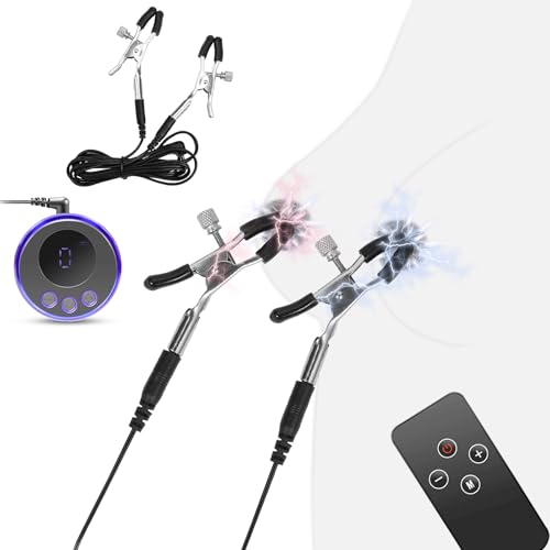 Bdsmyee QDRJ_001 Elektroschock Nippelklemmen Set
