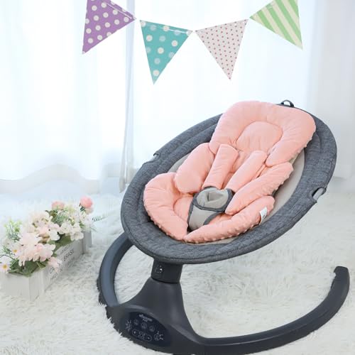 Image of GFU Infant Stroller mat, Fits for Stroller, Swing, Orange