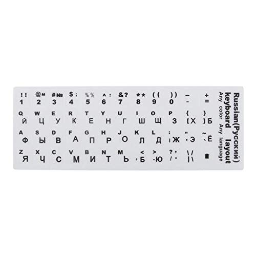 MERISHOPP 2X Russian Black Letters Keyboard Cover Sticker Protector for 10-17" Computer|Computers/Tablets & Networking | Keyboards Mice & Pointers | Other Keyboards & Mice-image-48